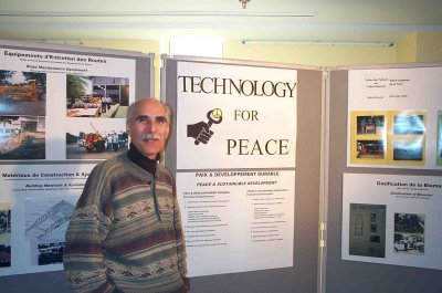Technology for Peace display